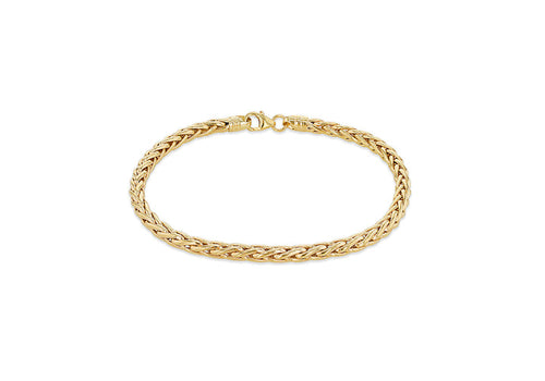 9K YG WHEAT LINK B/L 19cm