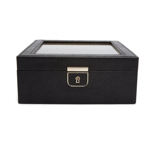Wolf Palermo 6 Pc Watch Box Black Anthracite