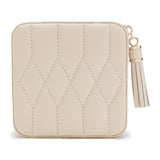 Wolf Caroline Zip Travel Case Ivory