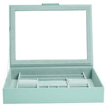 Load image into Gallery viewer, Wolf Sophia Jewellery Box with Window Jade