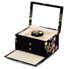 Load image into Gallery viewer, Wolf Zoe Medium Jewellery Box Indigo