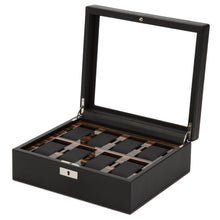 Load image into Gallery viewer, Wolf Roadster 8 Pc Watch Box Black (V) | The Jewellery Boutique Australia