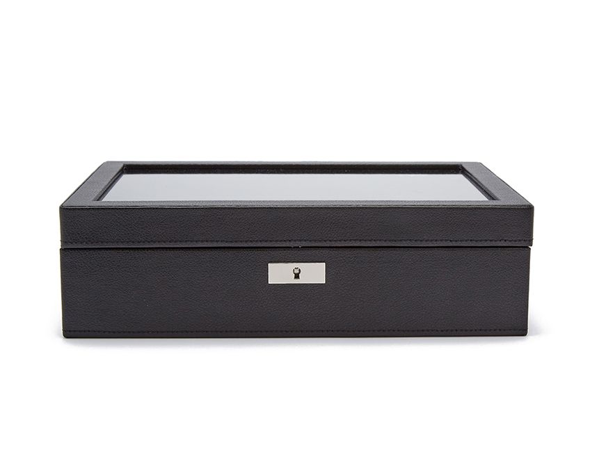 Wolf Roadster 10 Pc Watch Box Black (V) | The Jewellery Boutique Australia