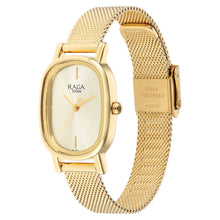 Load image into Gallery viewer, Titan Raga Viva Champagne Dial Analogue Stainless Steel Strap watch for Women