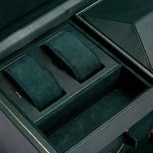 Load image into Gallery viewer, Wolf Brit Racing Green Double Watch Winder