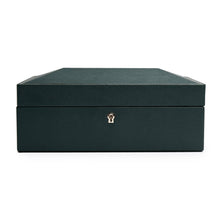 Load image into Gallery viewer, Wolf British Racing Green 8 Pc Watch Box (V) | The Jewellery Boutique Australia