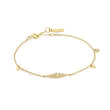 Load image into Gallery viewer, Ania Haie Gold Geometric Chain Bracelet