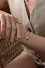 Load image into Gallery viewer, Ania Haie Gold Pearl Pave Bracelet