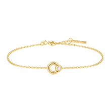 Load image into Gallery viewer, Ania Haie Gold Hoop Freshwater Pearl Bracelet