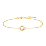 Ania Haie Gold Hoop Freshwater Pearl Bracelet