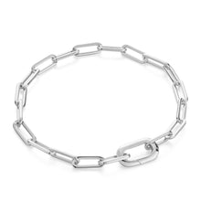 Load image into Gallery viewer, Ania Haie Silver Linked Chunky Bracelet