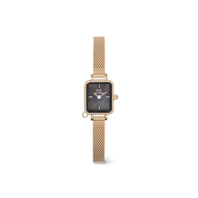 Load image into Gallery viewer, Quadro Mini Crystal Zodiac Evergold Watch