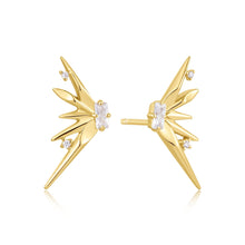 Load image into Gallery viewer, Ania Haie Gold Statement Spike Stud Earrings