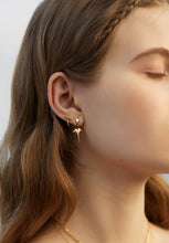 Load image into Gallery viewer, Ania Haie Gold Point Huggie Hoop Earrings