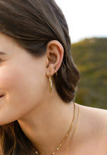 Load image into Gallery viewer, Ania Haie Gold Geometric Hoop Earrings