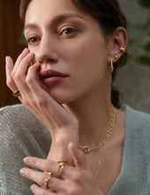 Load image into Gallery viewer, Ania Haie Gold Wide Sparkle Ear Cuff