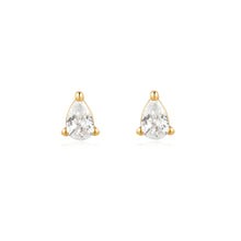 Load image into Gallery viewer, Ania Haie Gold Pear Studs