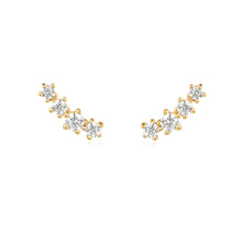 Load image into Gallery viewer, Ania Haie Gold Sparkle Climber Studs