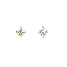 Load image into Gallery viewer, Ania Haie Gold Solitaire Studs