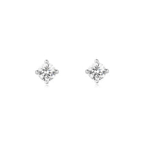 Load image into Gallery viewer, Ania Haie Silver Solitaire Studs