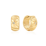 Ania Haie Gold Kiss Hoops