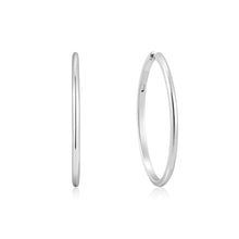 Load image into Gallery viewer, Ania Haie Silver Plain Oversized Hoops