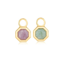 Load image into Gallery viewer, Ania Haie Gold Octagon Gemstone Earring Charm