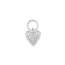 Load image into Gallery viewer, Ania Haie Silver Heart Pave Earring Charm