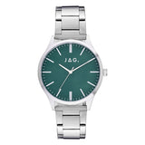 Jag Malcom Ii Silver Stainless Steel 44mm Watch