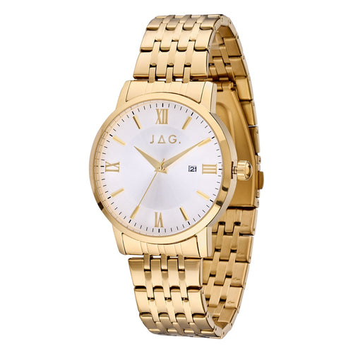 Jag Banks Gold Stainless Steel 42mm Watch