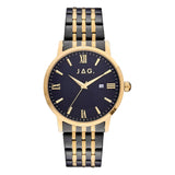 Jag Banks Black & Gold Stainless Steel 42mm Watch