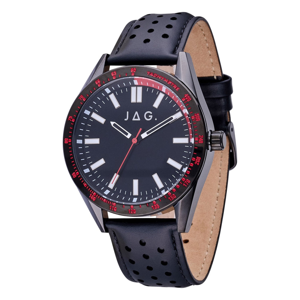 Jag Sandown Black Stainless Steel 44mm Watch