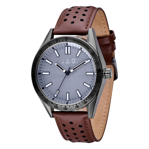 Jag Sandown Brown Stainless Steel 44mm Watch