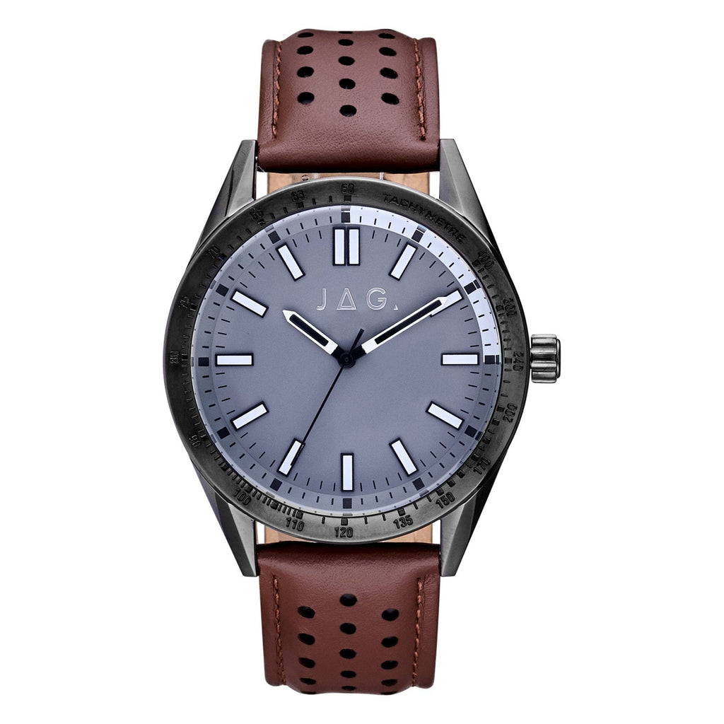 Sandown Brown Stainless Steel 44mm Watch