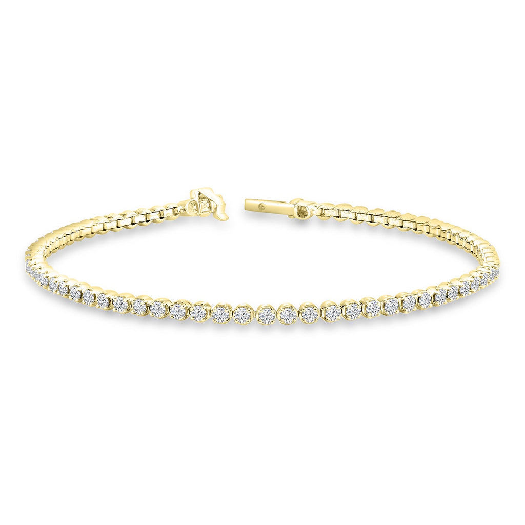 2.00ct Lab Grown Diamond Bracelet in 18K Yellow Gold