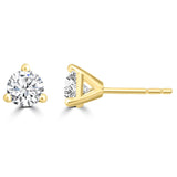 1.40ct Lab Grown Diamond Earrings in 18K Yellow Gold