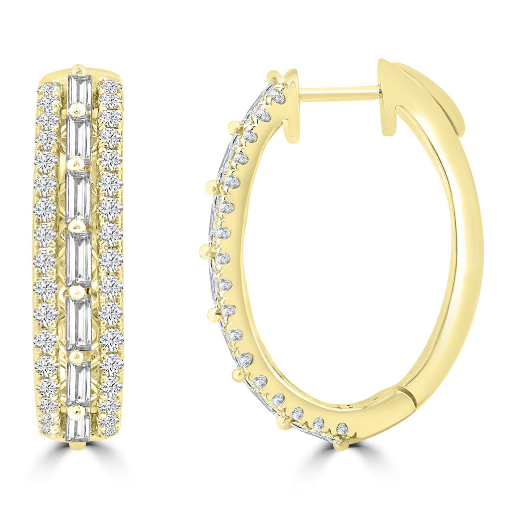 2.25ct Lab Grown Diamond Earrings in 18K Yellow Gold