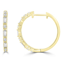 Load image into Gallery viewer, 0.45ct Lab Grown Diamond Earrings in 18K Yellow Gold