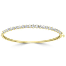 Load image into Gallery viewer, 4.00ct Lab Grown Diamond Bangle in 18K Yellow Gold