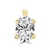 1.00ct Lab Grown Diamond Pendant in 18K Yellow Gold