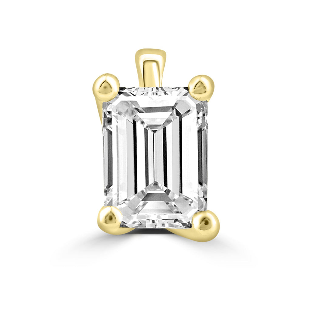 1.00ct Lab Grown Diamond Pendant in 18K Yellow Gold