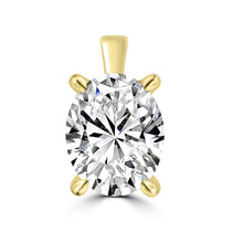 Load image into Gallery viewer, 0.70ct Lab Grown Diamond Pendant in 18K Yellow Gold