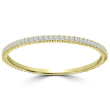 Load image into Gallery viewer, 5.50ct Lab Grown Diamond Bangle in 18K Yellow Gold