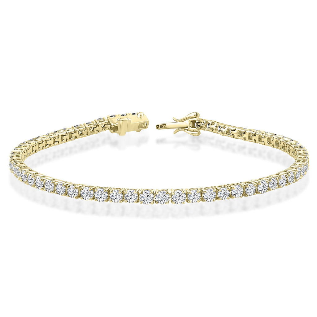 5.00ct Lab Grown Diamond Bracelet in 18K Yellow Gold