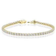 Load image into Gallery viewer, 5.00ct Lab Grown Diamond Bracelet in 18K Yellow Gold