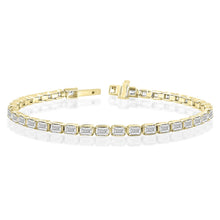 Load image into Gallery viewer, 7.25ct Lab Grown Diamond Bracelet in 18K Yellow Gold