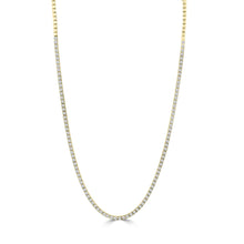 Load image into Gallery viewer, 8.50ct Lab Grown Diamond Necklace in 18K Yellow Gold