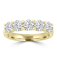 Load image into Gallery viewer, 1.25ct Lab Grown Diamond Ring in 18K Yellow Gold