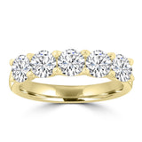 1.25ct Lab Grown Diamond Ring in 18K Yellow Gold