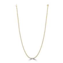 Load image into Gallery viewer, 4.20ct Lab Grown Diamond Necklace in 18K Yellow Gold